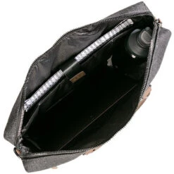 Bugatti Businesstasche, Mikrofaser, Grau Meliert 12 Bugatti Businesstasche, Mikrofaser, Grau Meliert -Maenner Mode Haus 379906 norm5