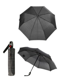 KNIRPS Regenschirm, Duomatik, Anthrazit