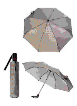 KNIRPS Regenschirm, Duomatik, Grau -Maenner Mode Haus  379933 norm 1