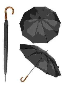 KNIRPS Regenschirm, Automatik, Dunkelgrau -Maenner Mode Haus  379949 norm 1