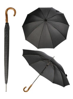 KNIRPS Regenschirm, Automatik, Dunkelgrau