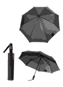 KNIRPS Regenschirm Extra Large, Duomatik, Grau -Maenner Mode Haus  380011 norm 1