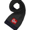 Napapijri Schal, Wolle, Anthrazit -Maenner Mode Haus  380608 norm