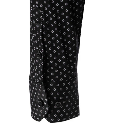 Hemd, Jersey, Dunkelblau Gemustert 6 Hemd, Jersey, Dunkelblau Gemustert – Bild 4