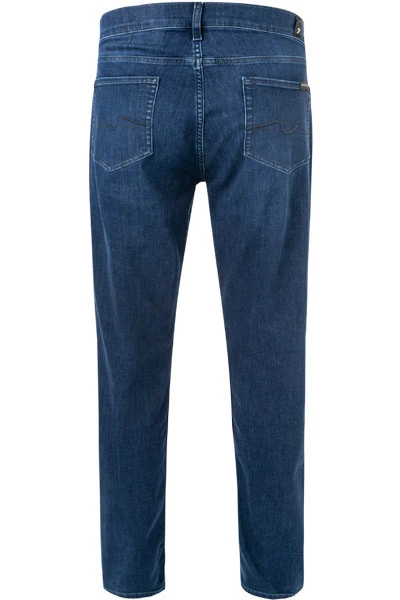 7 For All Mankind Jeans Slimmy, Tapered Fit, Baumwoll-Stretch 13oz, Blau 5 7 For All Mankind Jeans Slimmy, Tapered Fit, Baumwoll-Stretch 13oz, Blau – Bild 3