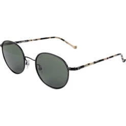 Hackett Sonnenbrille, Edelstahl, Schwarz-grün