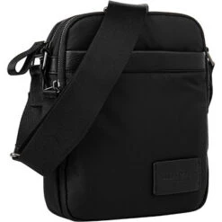 Marc O'Polo Umhängetasche, Nylon, Schwarz