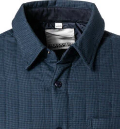 Napapijri Overshirt, Baumwolle Wattiert, Dunkelblau Meliert -Maenner Mode Haus  382701 norm2