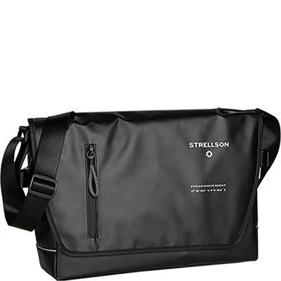 Strellson Messengerbag, Mikrofaser, Schwarz 3 Strellson Messengerbag, Mikrofaser, Schwarz