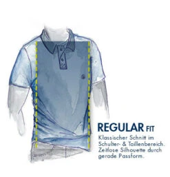 Polo-Shirt, Baumwolle-Frottee, Beige -Maenner Mode Haus  384333 norm4