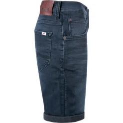 Mustang Jeansshorts Chicago, Regular Fit, Baumwoll-Stretch, Blaugrau -Maenner Mode Haus  384711 norm3