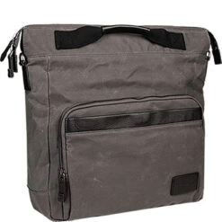 Marc O'Polo Shopper, Bio Baumwolle Gewachst, Graubraun