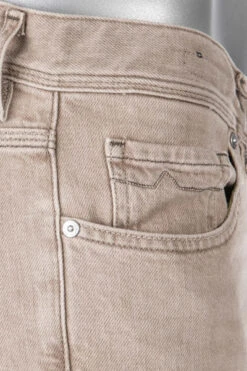 Alberto Jeans, Slim Fit, Bio Baumwoll-Stretch, Beige -Maenner Mode Haus  385250 norm5