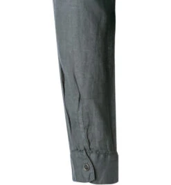 Hemd, Reines Leinen, Schwarz -Maenner Mode Haus  385330 norm3