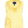 Gant Hemd, Regular Fit, Popeline, Gelb-weiß Gestreift -Maenner Mode Haus  385738 norm
