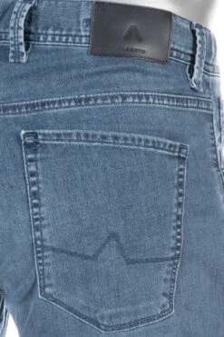 Alberto Jeans Stone, Modern Fit, Baumwolle T400®, Jeansblau -Maenner Mode Haus  386342 norm6