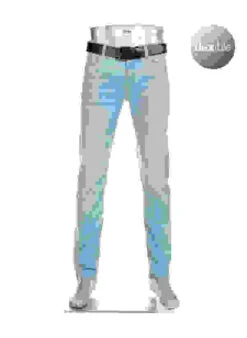 Alberto Jeans Pipe, Regular Fit, Baumwolle T400®, Hellblau -Maenner Mode Haus  387127 norm 1