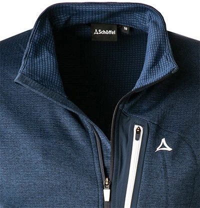 Schöffel Fleecejacke, Mikrofaser Geruchhemmend, Dunkelblau 4 Schöffel Fleecejacke, Mikrofaser Geruchhemmend, Dunkelblau – Bild 2