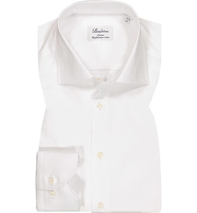Stenströms Hemd, Slimline, Baumwolle, Weiß 3 Stenströms Hemd, Slimline, Baumwolle, Weiß