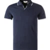 Polo-Shirt, Baumwoll-Strick, Marine -Maenner Mode Haus  388138 norm