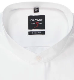 OLYMP Hemd, Body Fit, Baumwolle, Weiß -Maenner Mode Haus  388361 norm2