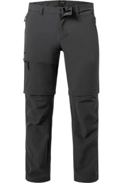 Schöffel 2-in-1 Funktionshose, Regular Fit, Mikrofaser, Asphaltgrau
