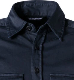 Strellson Overshirt, Baumwolle, Nachtblau 8 Strellson Overshirt, Baumwolle, Nachtblau -Maenner Mode Haus 388953 norm2