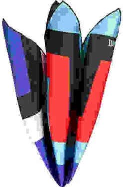 Missoni Einstecktuch, Seide, Blau-rot-schwarz -Maenner Mode Haus  389347 norm 1