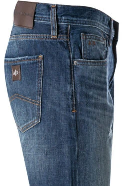 Armani Exchange Jeans, Slim Fit, Baumwolle, Indigoblau -Maenner Mode Haus  389433 norm3