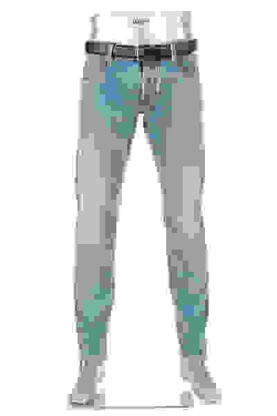 Alberto Jeans Slipe, Tapered Fit, Baumwoll-Stretch 11oz, Jeansblau 9 Alberto Jeans Slipe, Tapered Fit, Baumwoll-Stretch 11oz, Jeansblau – Bild 7