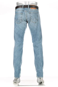 Alberto Jeans Slipe, Tapered Fit, Baumwoll-Stretch 11oz, Jeansblau 12 Alberto Jeans Slipe, Tapered Fit, Baumwoll-Stretch 11oz, Jeansblau -Maenner Mode Haus 389613 norm3