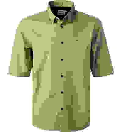 Calvin Klein Kurzarmhemd, Slim Fit, Popeline, Salbei 6 Calvin Klein Kurzarmhemd, Slim Fit, Popeline, Salbei – Bild 4