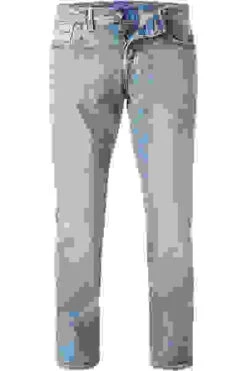 Jeans, Regular Slim Fit, Baumwoll-Stretch, Blau -Maenner Mode Haus  390752 norm 1