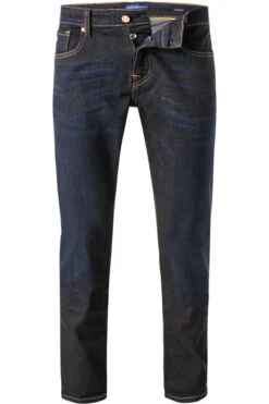 Jeans, Regular Slim Fit, Baumwoll-Stretch, Nachtblau