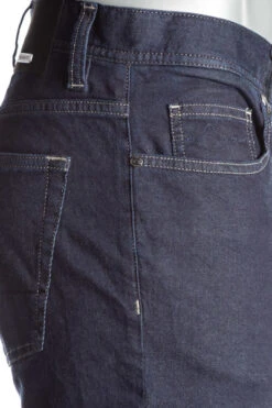 Alberto Jeans Pipe, Regular Fit, Baumwoll-Stretch 8,5oz, Navy -Maenner Mode Haus  390965 norm5