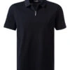 Zip-Polo, Pima Baumwoll-Piqué, Navy -Maenner Mode Haus  391656 norm