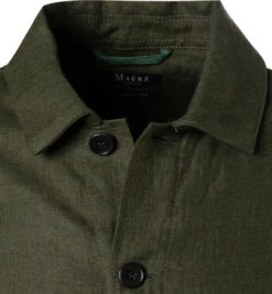 Overshirt, Reines Leinen, Jägergrün -Maenner Mode Haus  391684 norm2