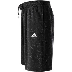 Adidas Originals Sweatshorts, Baumwolle, Schwarz Meliert -Maenner Mode Haus  391744 norm3