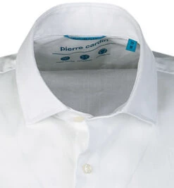 Pierre Cardin Kurzarmhemd, Tailored Fit, Baumwolle, Weiß -Maenner Mode Haus  392045 norm2