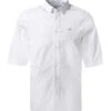 Calvin Klein Kurzarmhemd, Slim Fit, Popeline, Weiß -Maenner Mode Haus  392626 norm