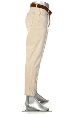 Alberto Jeans, Comfort Fit, Bio Baumwoll-Stretch Cropped, Beige 11 Alberto Jeans, Comfort Fit, Bio Baumwoll-Stretch Cropped, Beige -Maenner Mode Haus 392675 norm2