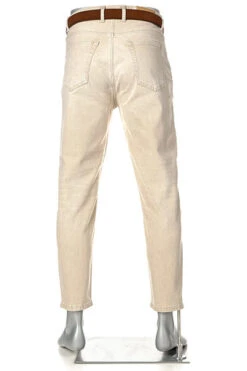 Alberto Jeans, Comfort Fit, Bio Baumwoll-Stretch Cropped, Beige 12 Alberto Jeans, Comfort Fit, Bio Baumwoll-Stretch Cropped, Beige -Maenner Mode Haus 392675 norm3