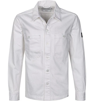 Calvin Klein Overshirt, Regular Fit, Baumwolle, Weiß 3 Calvin Klein Overshirt, Regular Fit, Baumwolle, Weiß