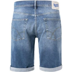 Gas Jeansshorts, Slim Fit, Baumwoll-Stretch, 12 Oz, Jeansblau 10 Gas Jeansshorts, Slim Fit, Baumwoll-Stretch, 12 Oz, Jeansblau -Maenner Mode Haus 392800 norm2