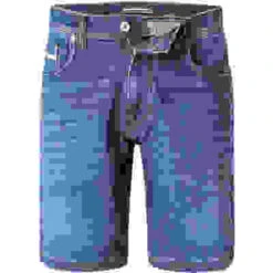 Bugatti Jeansshorts, Baumwoll-Stretch, Dunkelblau -Maenner Mode Haus  393341 norm 1