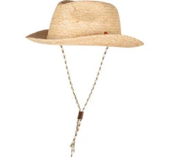 Hut, Stroh Mit Kinnband, Natur 9 Hut, Stroh Mit Kinnband, Natur -Maenner Mode Haus 393637 norm2