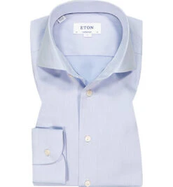 ETON Hemd, Contemporary Fit, Baumwolle, Hellblau