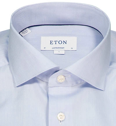 ETON Hemd, Contemporary Fit, Baumwolle, Hellblau 5 ETON Hemd, Contemporary Fit, Baumwolle, Hellblau – Bild 3