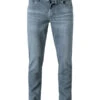 7 For All Mankind Jeans Slimmy, Tapered Fit, Baumwoll-Stretch 10oz, Blaugrau -Maenner Mode Haus  394360 norm