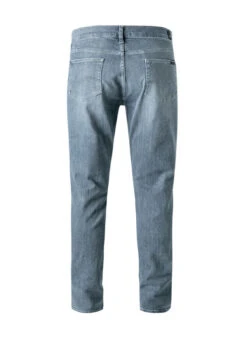 7 For All Mankind Jeans Slimmy, Tapered Fit, Baumwoll-Stretch 10oz, Blaugrau -Maenner Mode Haus  394360 norm2